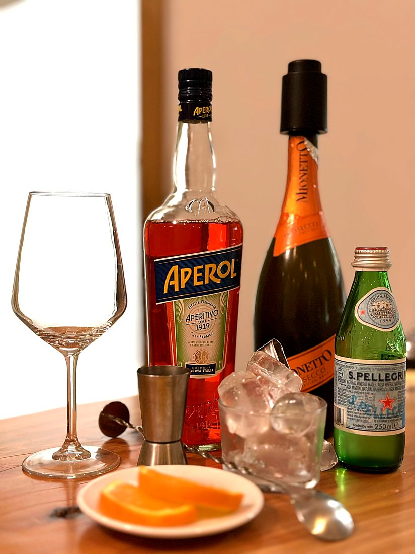 Aperol Spritz, o aperitivo da casa